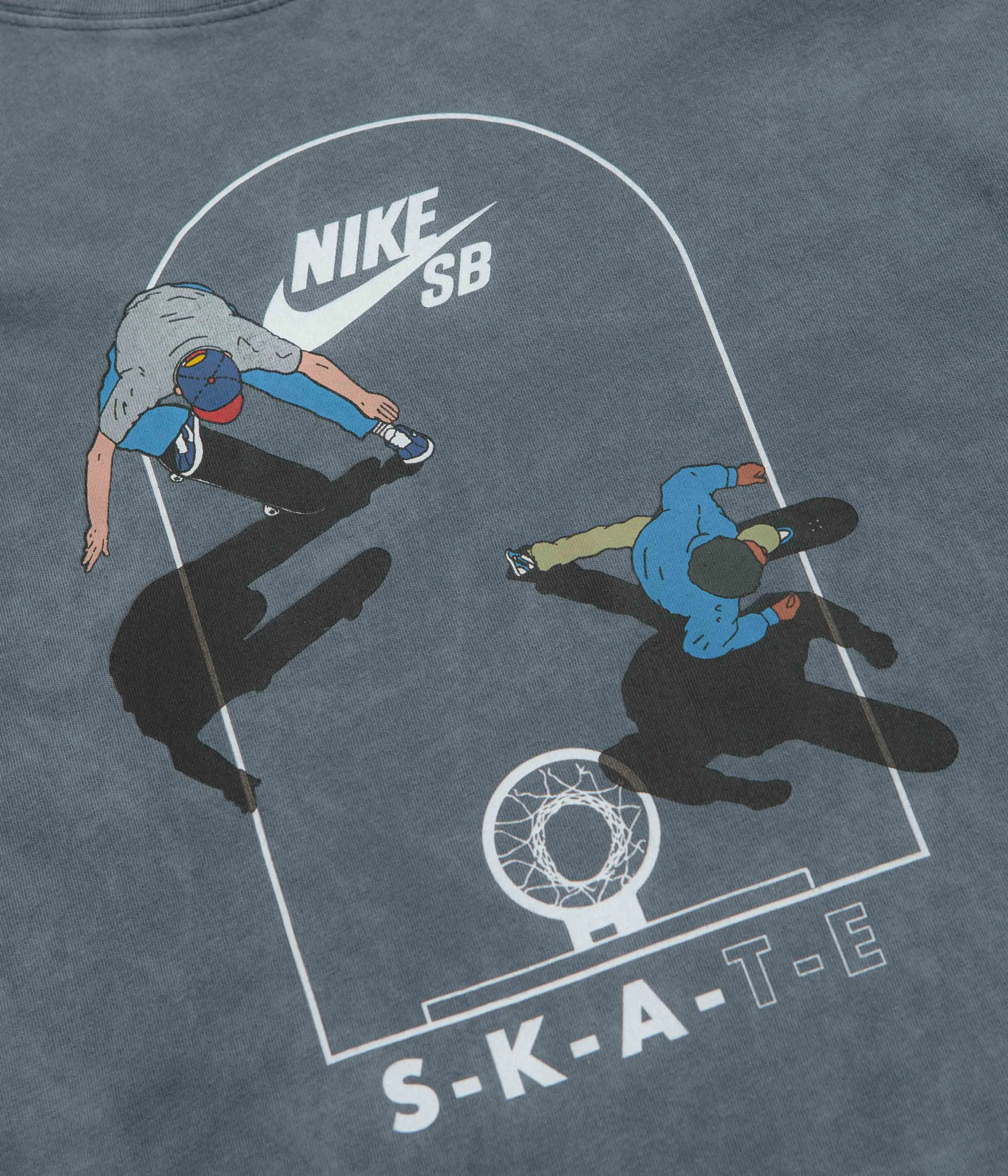cabin venue Nike SB Court T-Shirt - Anthracite