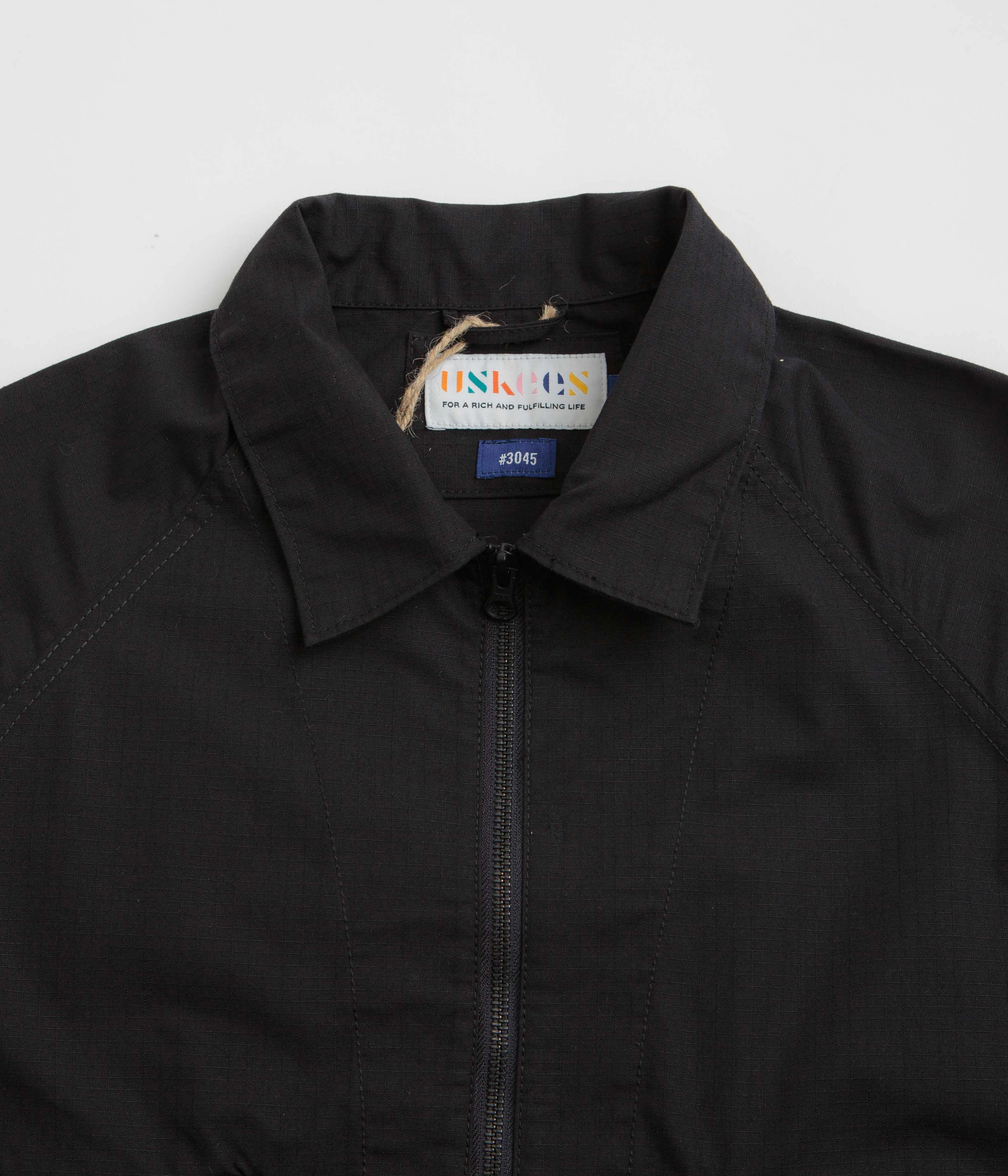 Uskees 3045 Ripstop Field Jacket - Black UltraThinLayer