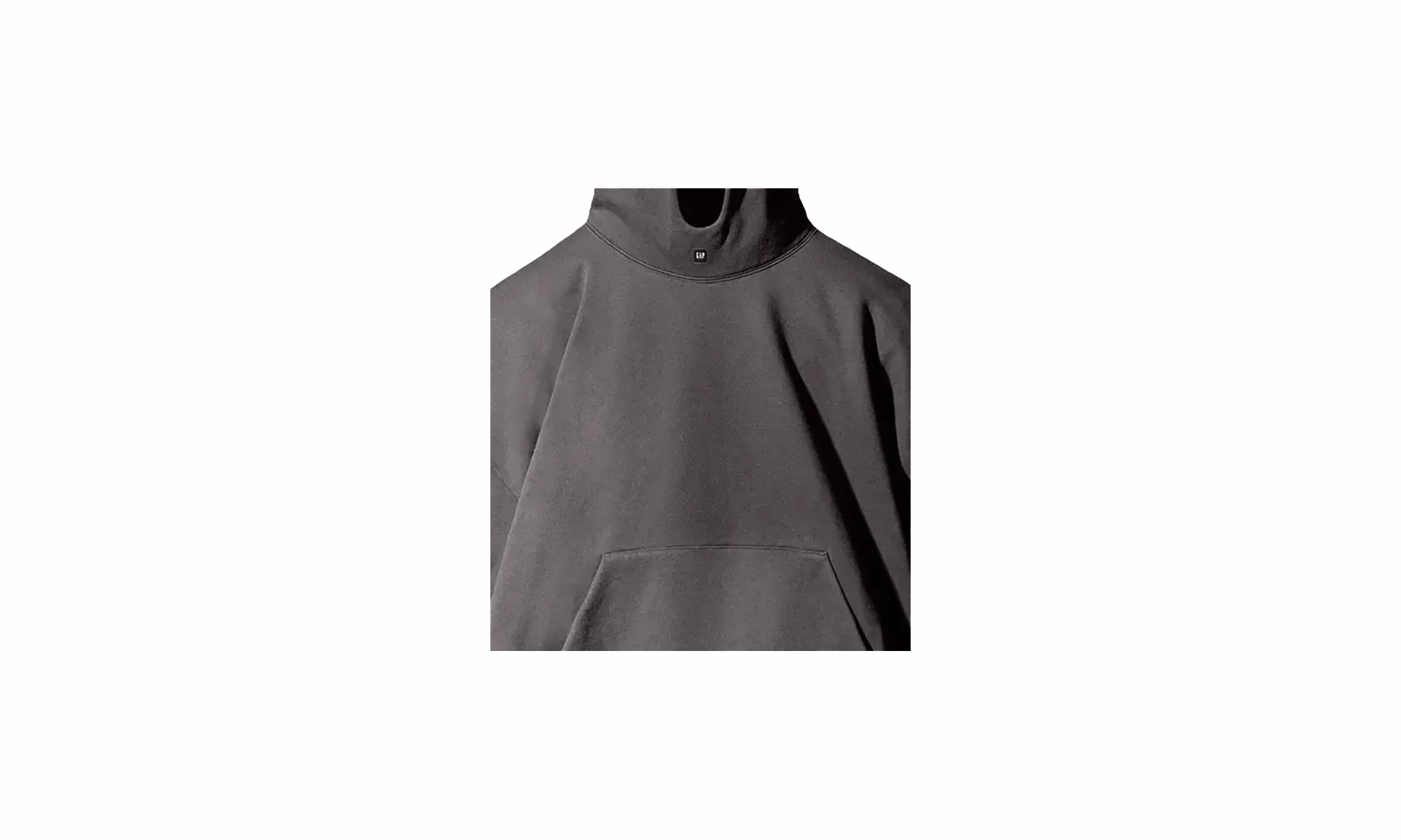 Yeezy Gap Engineered by Balenciaga Logo Hoodie "Dark Grey"