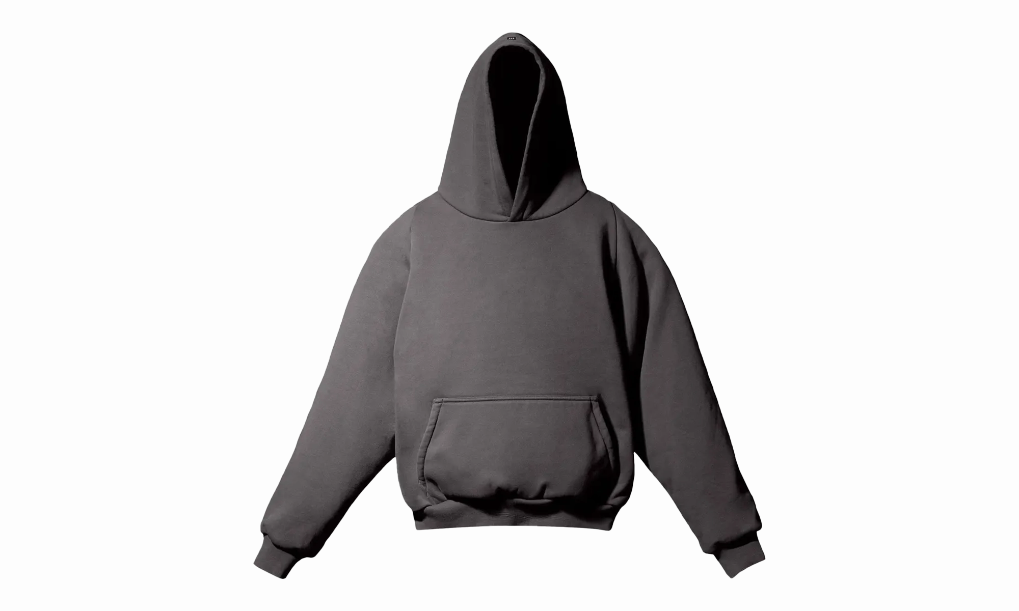 Yeezy Gap Engineered by Balenciaga Logo Shrunken Hoodie "Dark Grey"