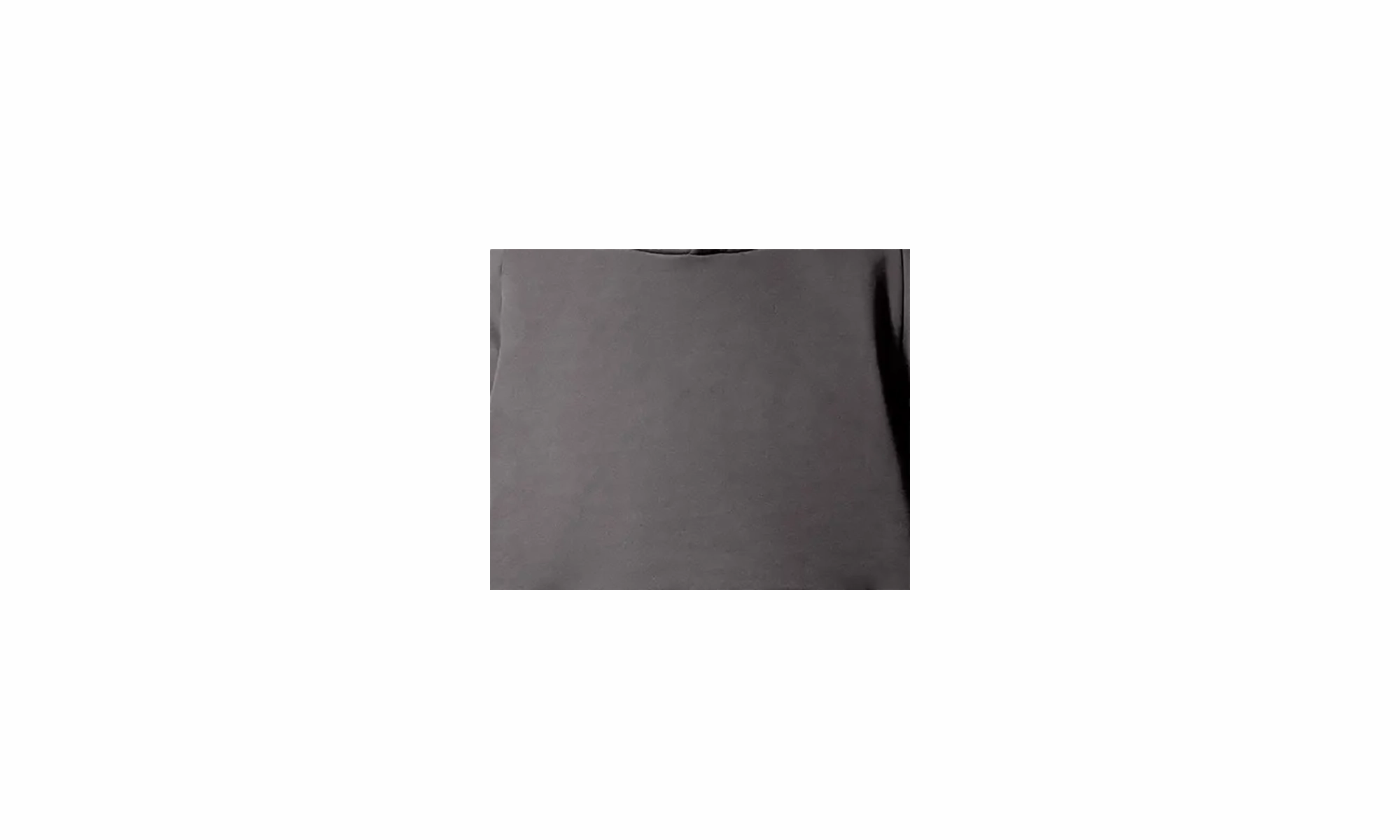 Yeezy Gap Engineered by Balenciaga Logo Shrunken Hoodie "Dark Grey"