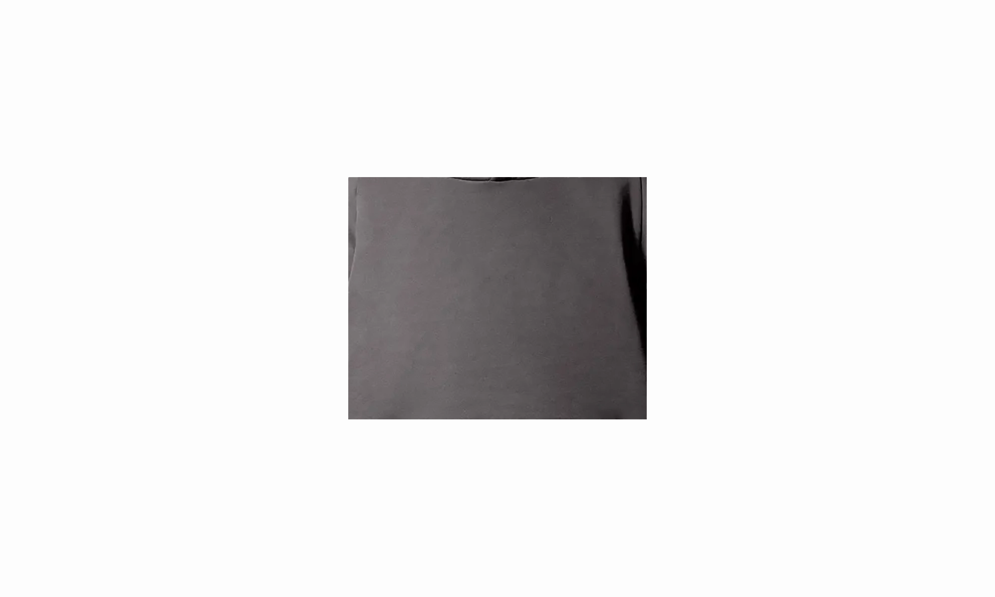 Yeezy Gap Engineered by Balenciaga Logo Shrunken Hoodie "Dark Grey"