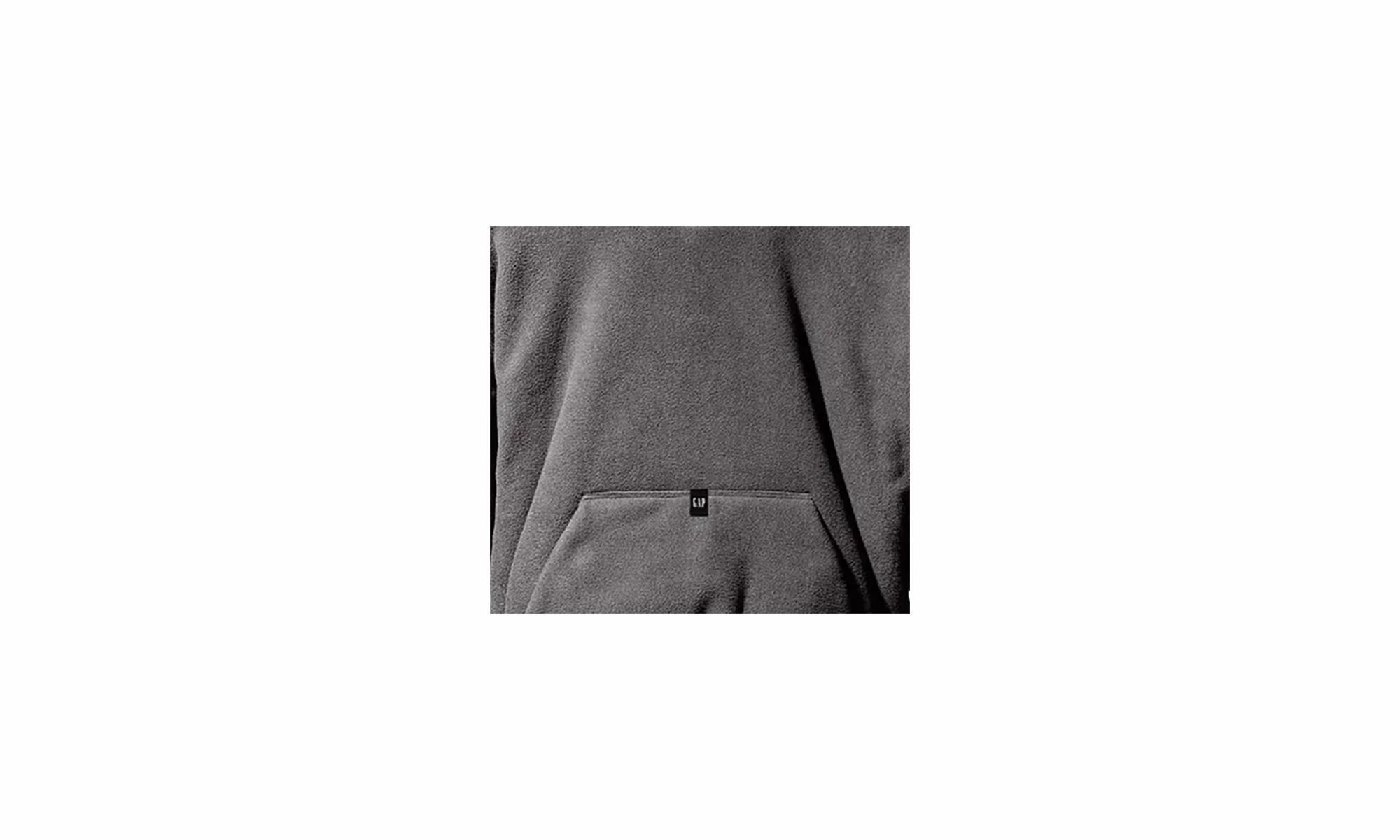 Yeezy Gap Engineered by Balenciaga Polar Fleece Padded Hoodie "Dark Grey"
