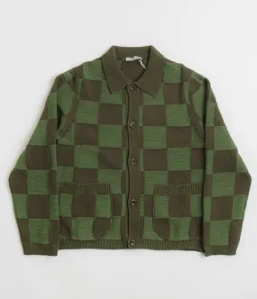 birthday wear YMC Baker Cardigan - Green