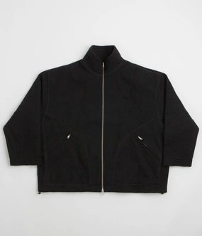 YMC Aaron Zip Fleece Jacket - Black suitable for extreme sports