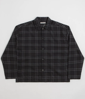 YMC PJ Overshirt - Black / Grey Flexible Shoulder Panels