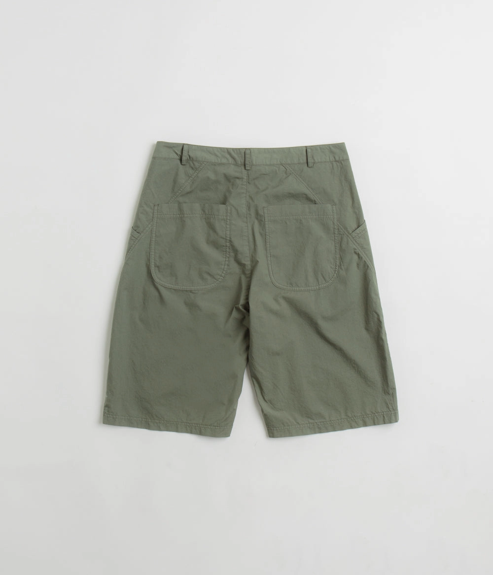 YMC Twisted Seam Shorts - Sage Green linen option