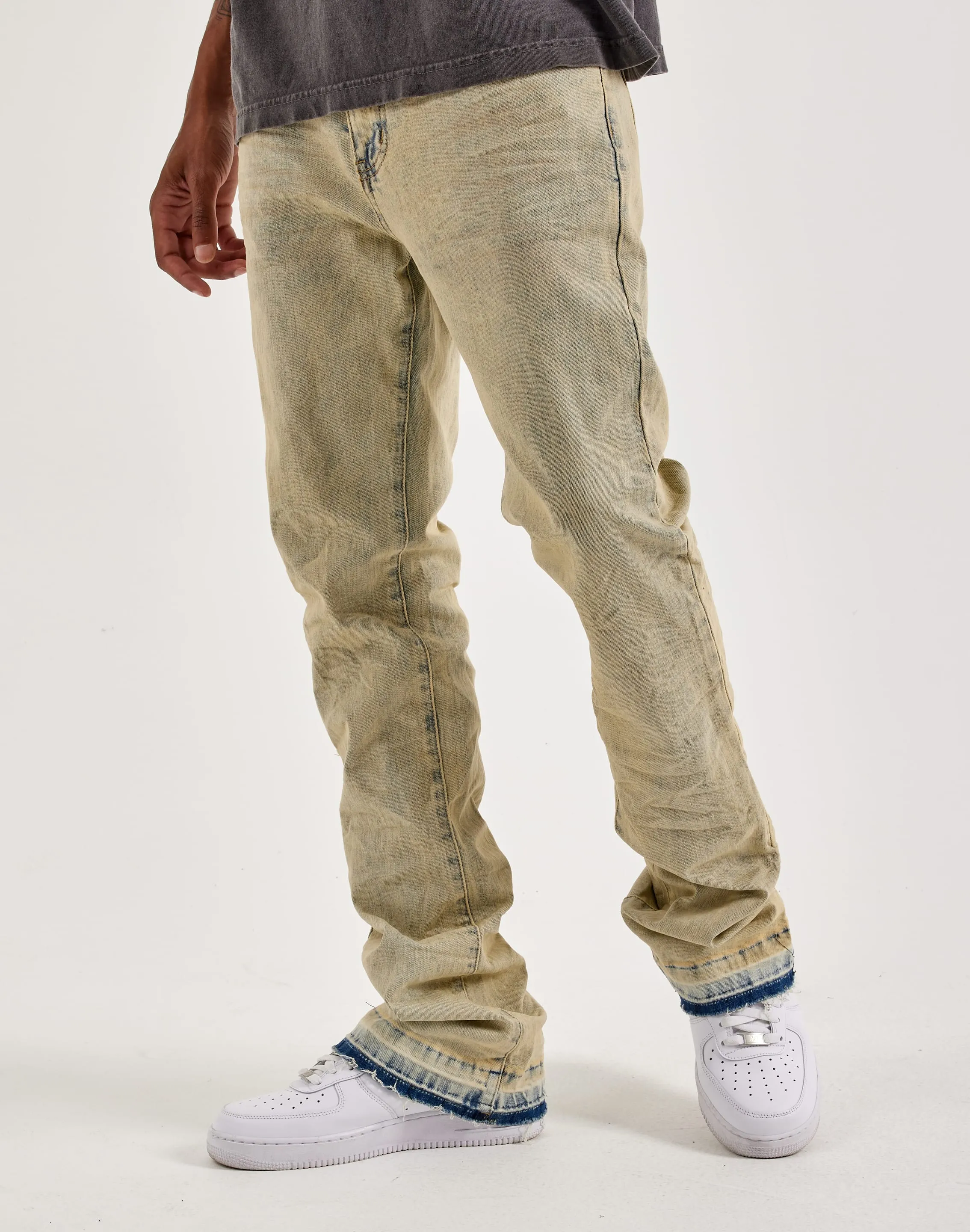 WAIMEA Flared Denim Jeans UVProtectionCloth yoga mode