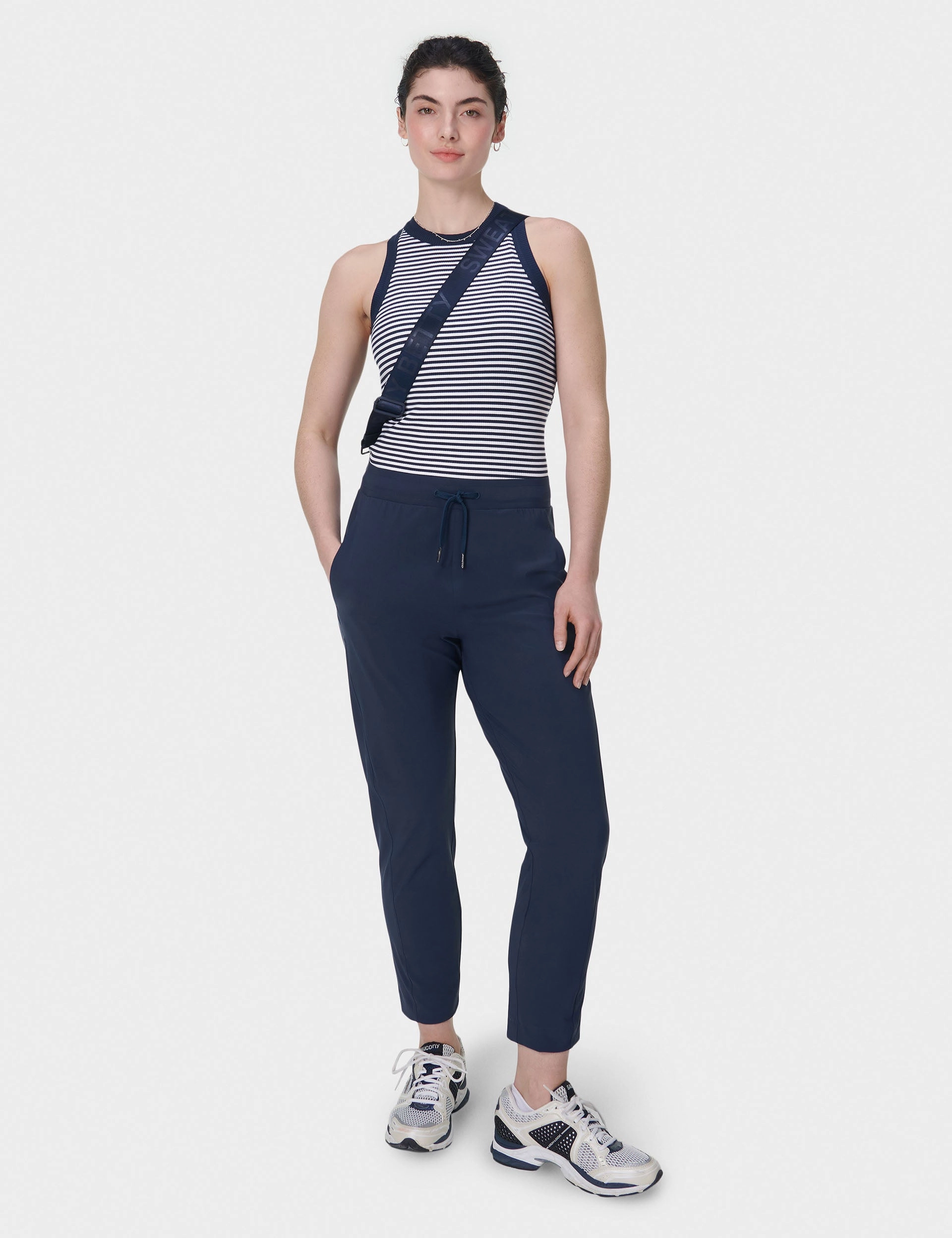 Harper Racer Vest - Navy White Stripe NonToxic Certification