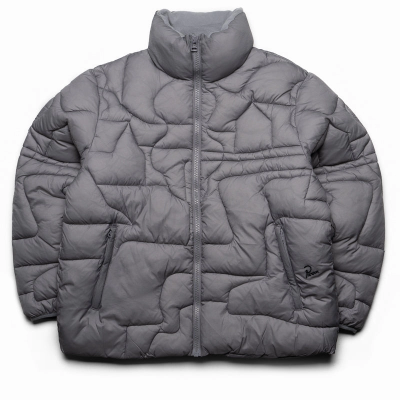 popular among fashionistas Quilted Lining Parra Boring Village Puffer Jacket - Grey