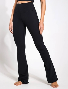Yoga Studio Flared Leggings - Black Sleek Active Extra Soft Winter Sports