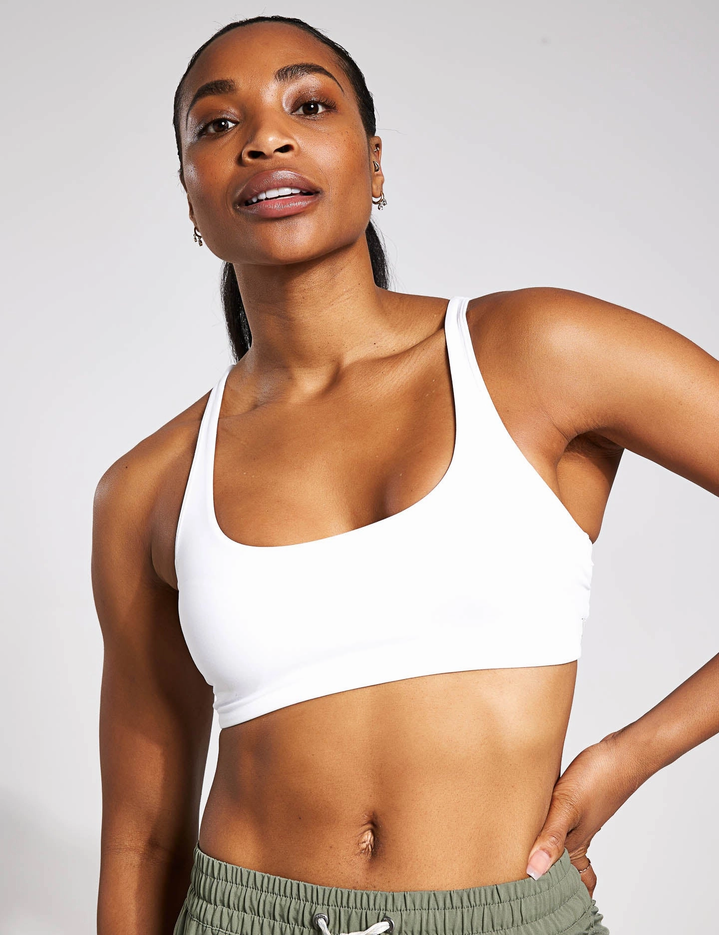 racerback Yosemite Bra - White