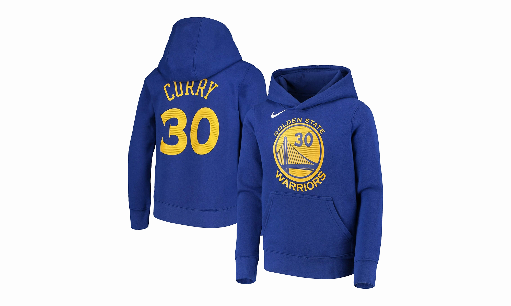 Youth Nike NBA Golden State Warriors Hoodie "Blue"
