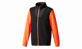 FourWayStretch ErgonomicCut Youth Training Pure Chaos Jacket "Black / Solar Red / Gold Metallic"