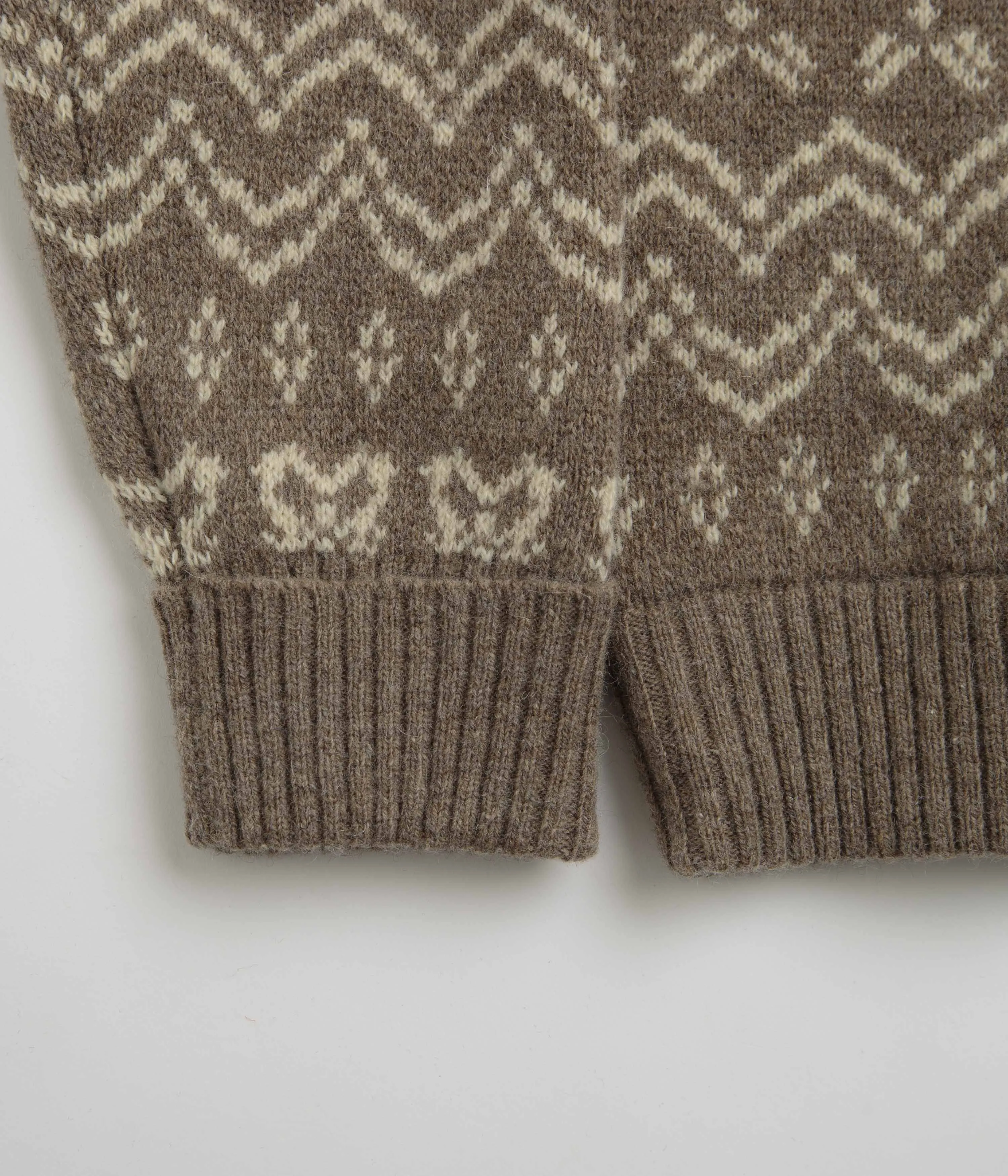 Modern Chic Patagonia Recycled Wool Sweatshirt - Helmsman: Seabird Grey