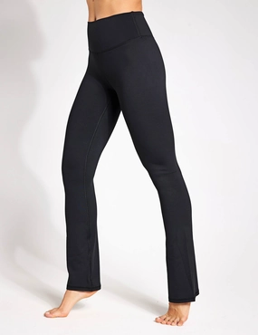 Bonded Seamless Edges Signature Fit Zara Bootcut Legging Fit - Black