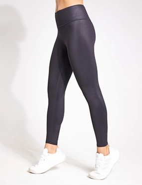 Zephyr Legging - Gunmetal High Shine Active Essential Daily Routine Fitness Lover