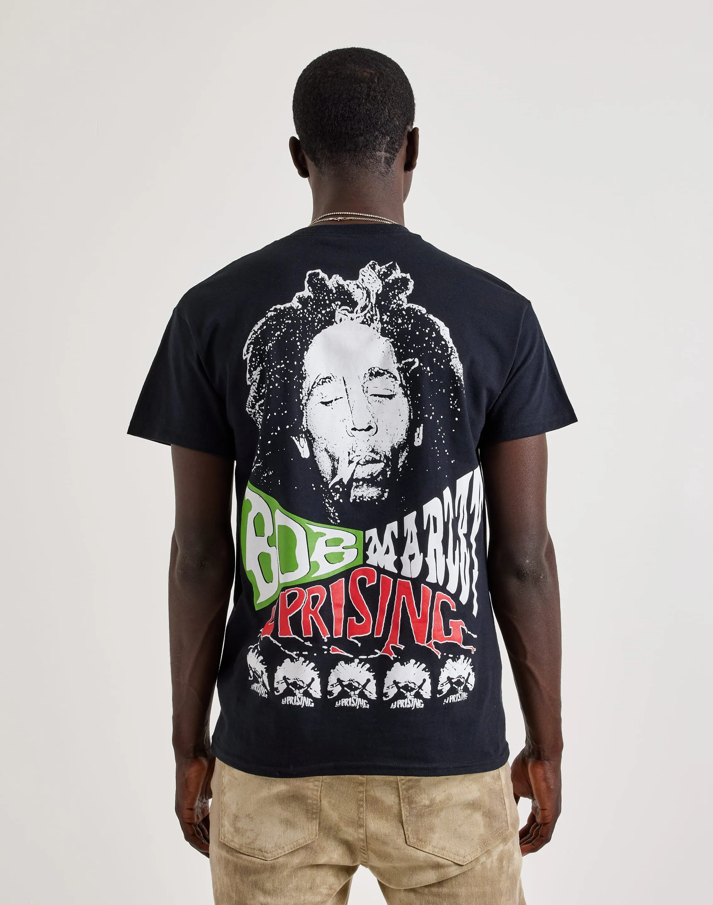 Nature Glow SplitHemDesign Zion Rootswear Bob Marley Uprising Tee