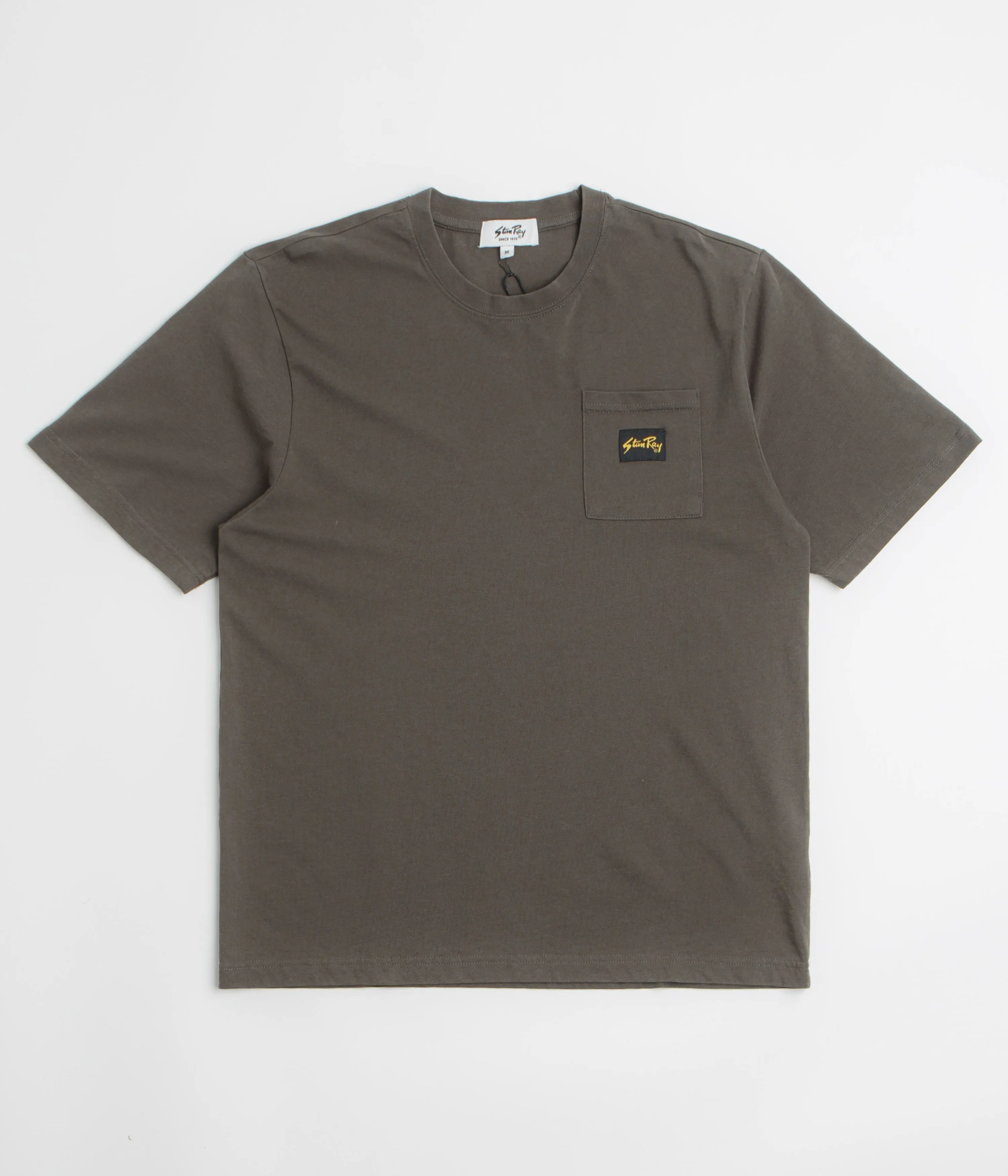 Bohemian Coastal area Stan Ray Patch Pocket T-Shirt - Washed Black
