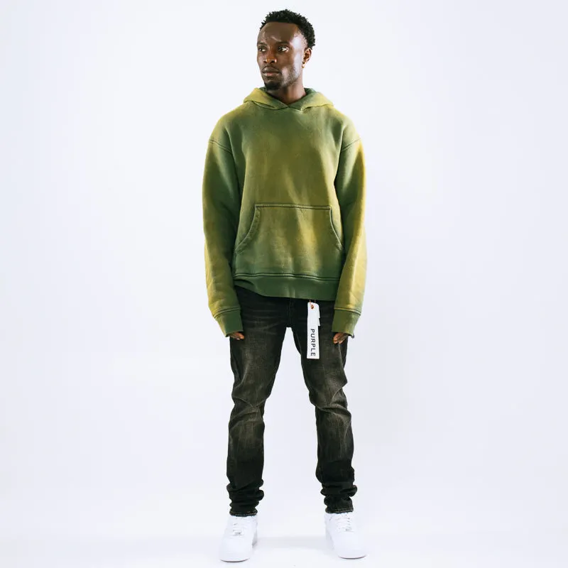 Runway Inspired City Trend Alchemist Fringe Hoodie - Moss