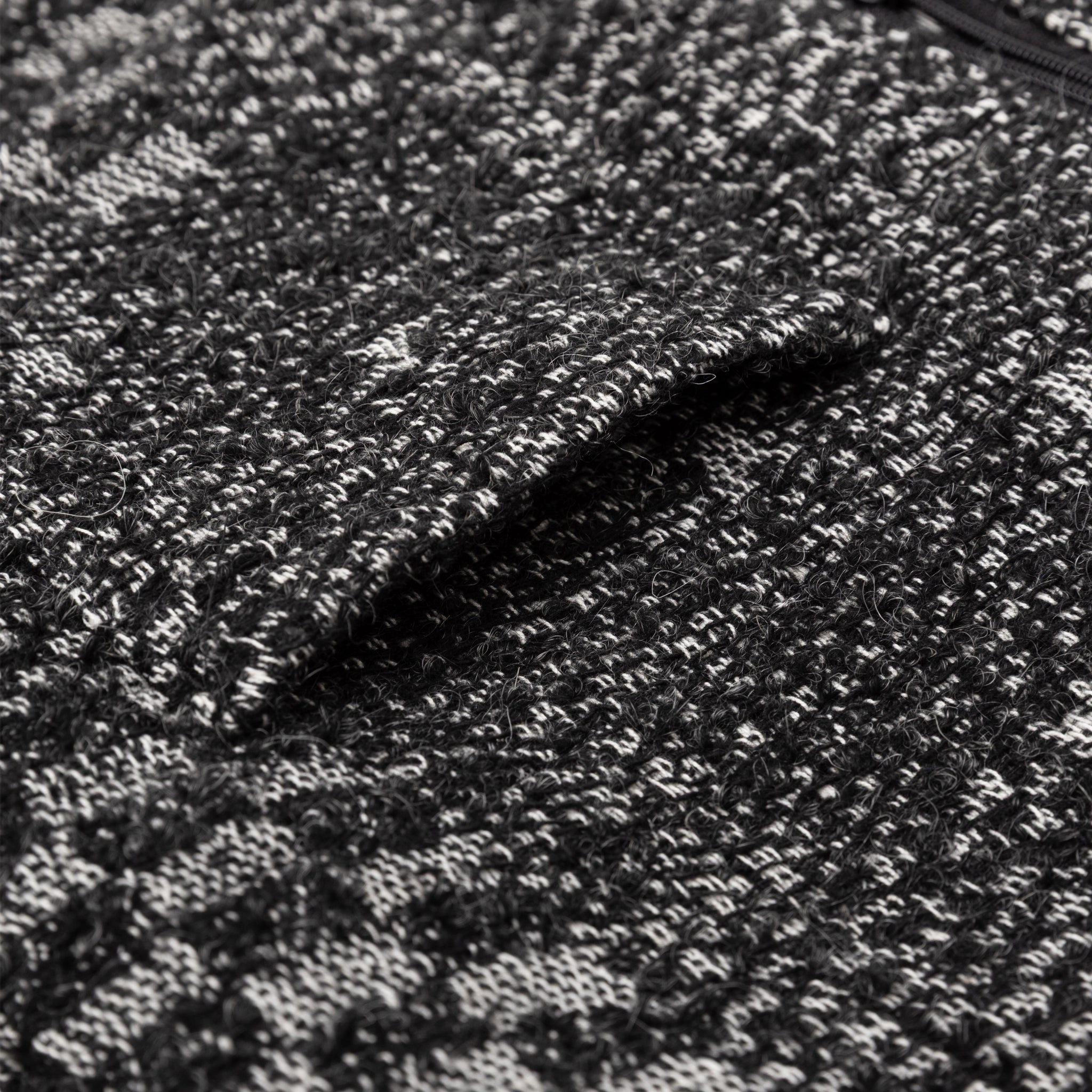 ZIP MOCK NECK