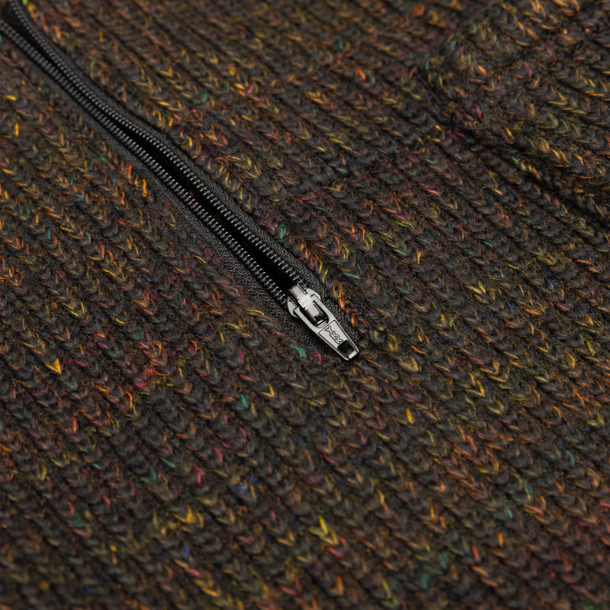 ZIP MOCK NECK
