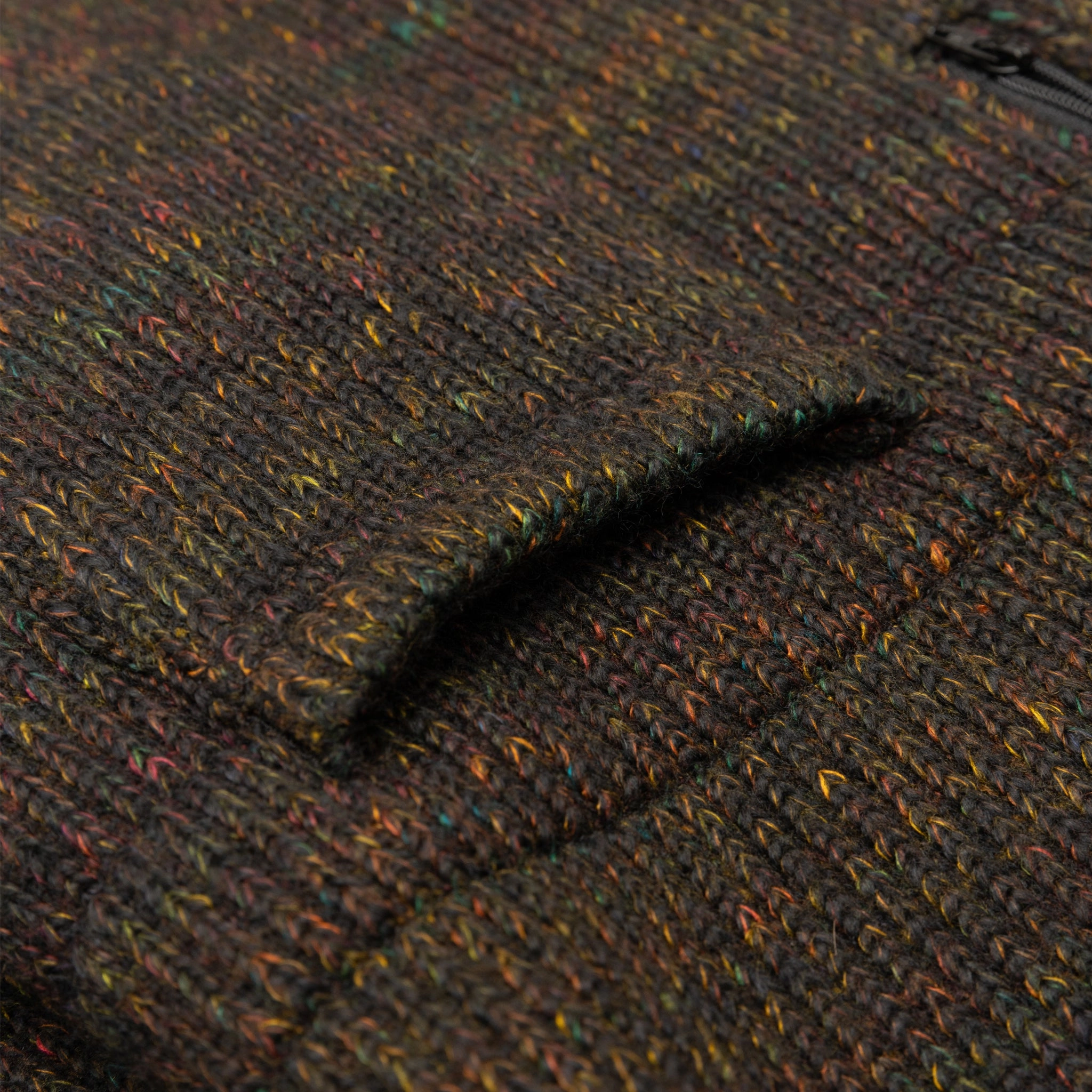 ZIP MOCK NECK