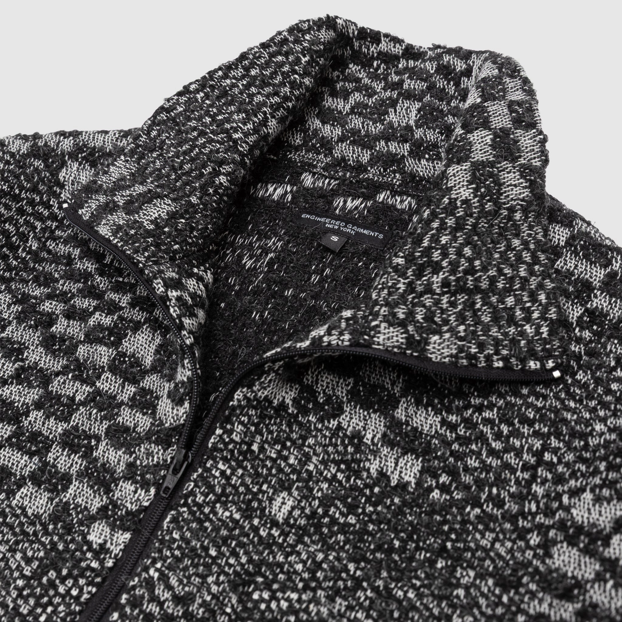 ZIP MOCK NECK