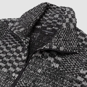 ZIP MOCK NECK