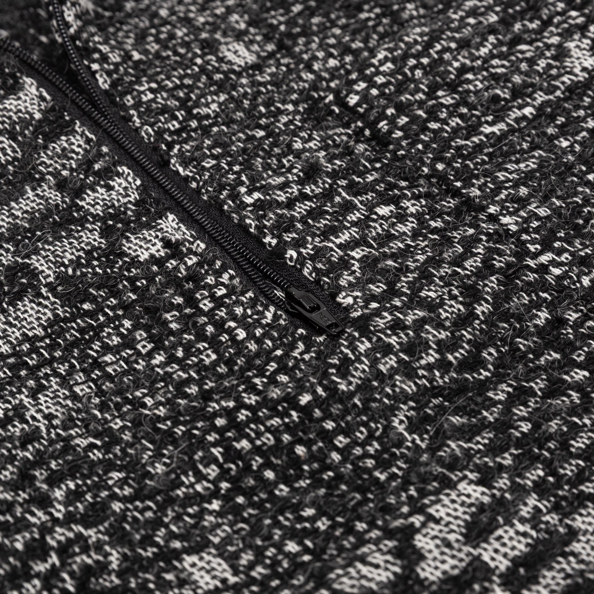 ZIP MOCK NECK