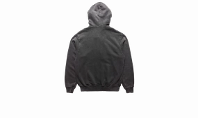 Zip-Up French Terry Hoodie "Black"