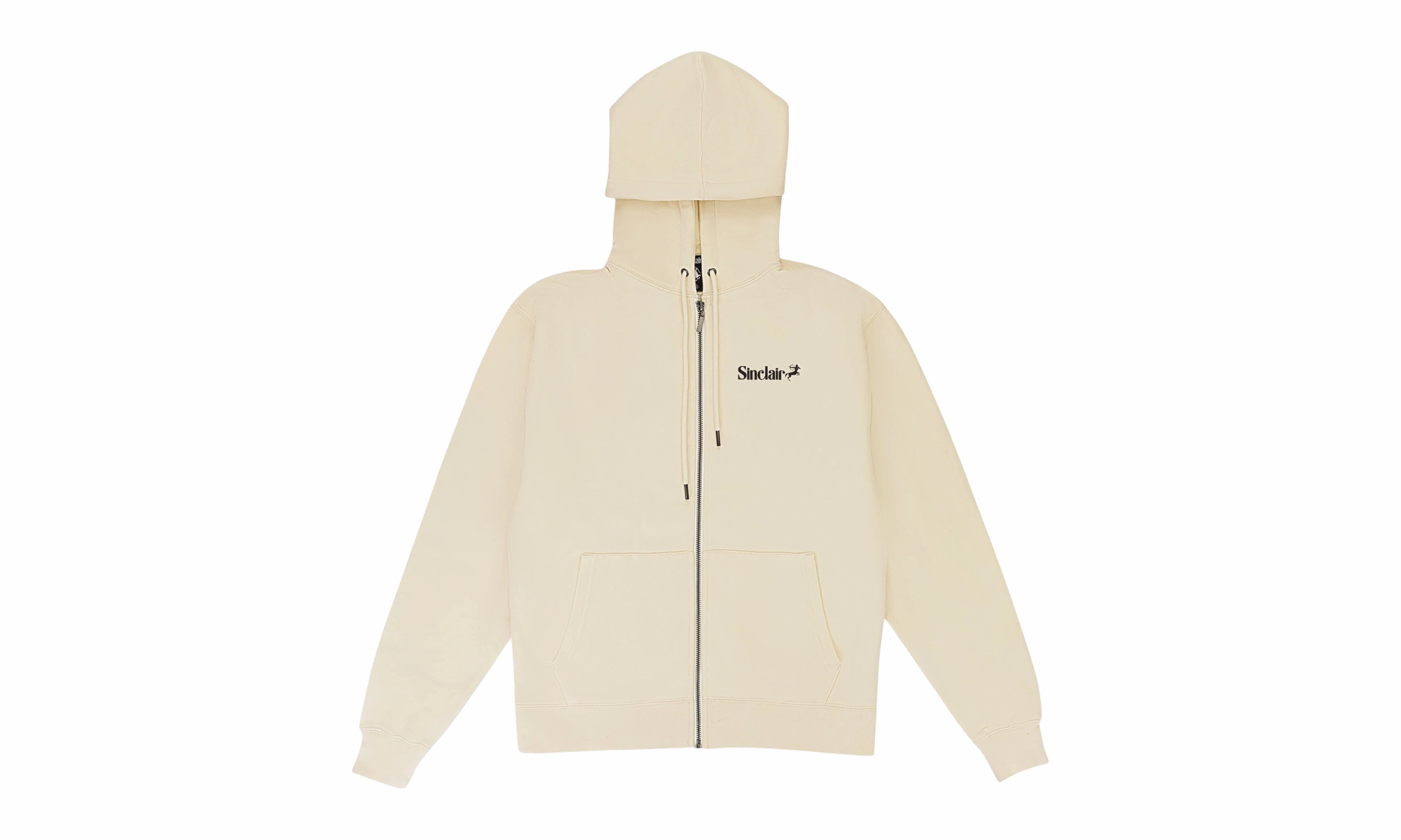 ZIP UP HOODIE "Cream"