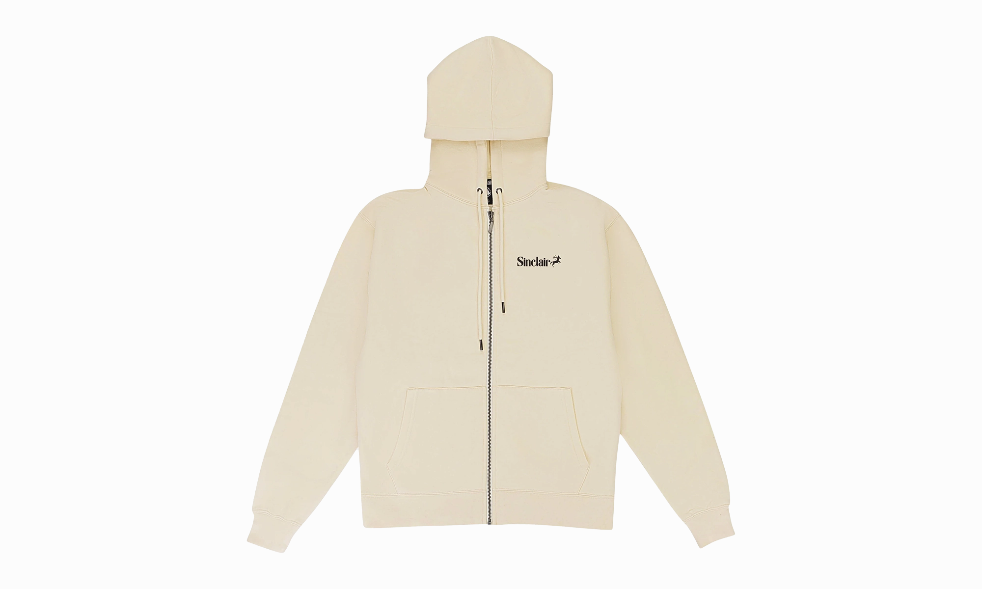 ZIP UP HOODIE "Cream"
