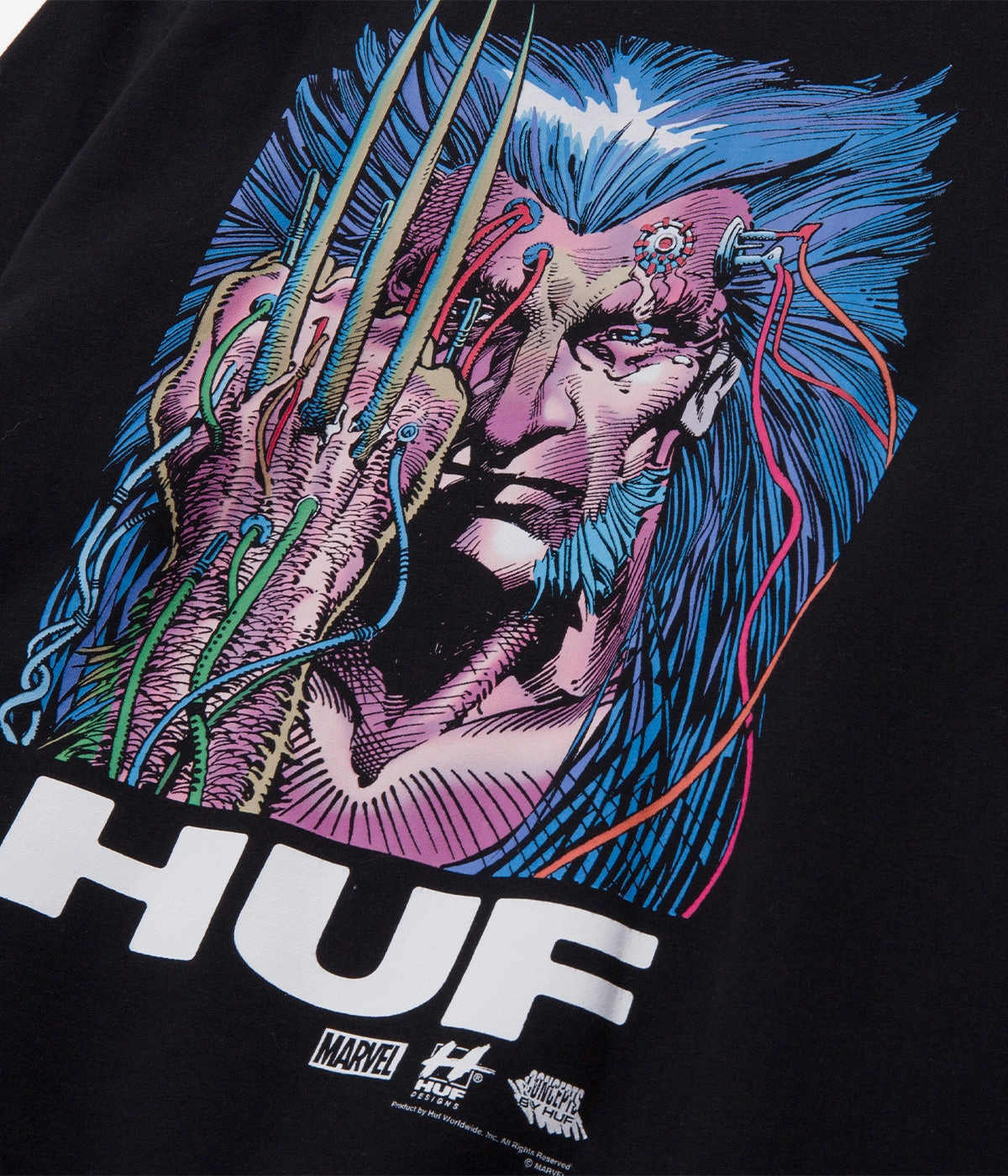 Street Relaxed jewelry accents Huf x Marvel Weapon X P/O Hoodie