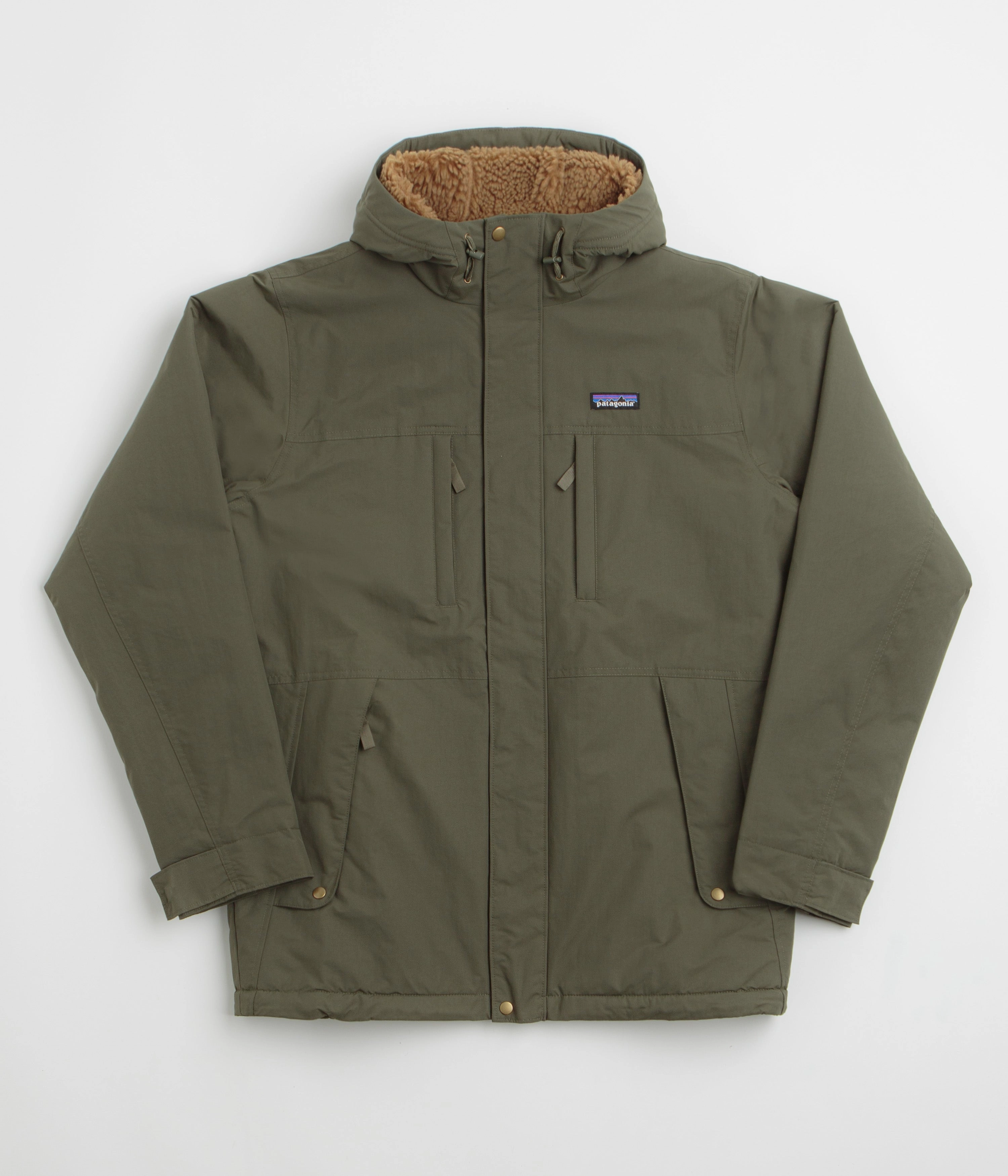 Patagonia Isthmus Parka - Basin Green / Basin Green Aid Invoice