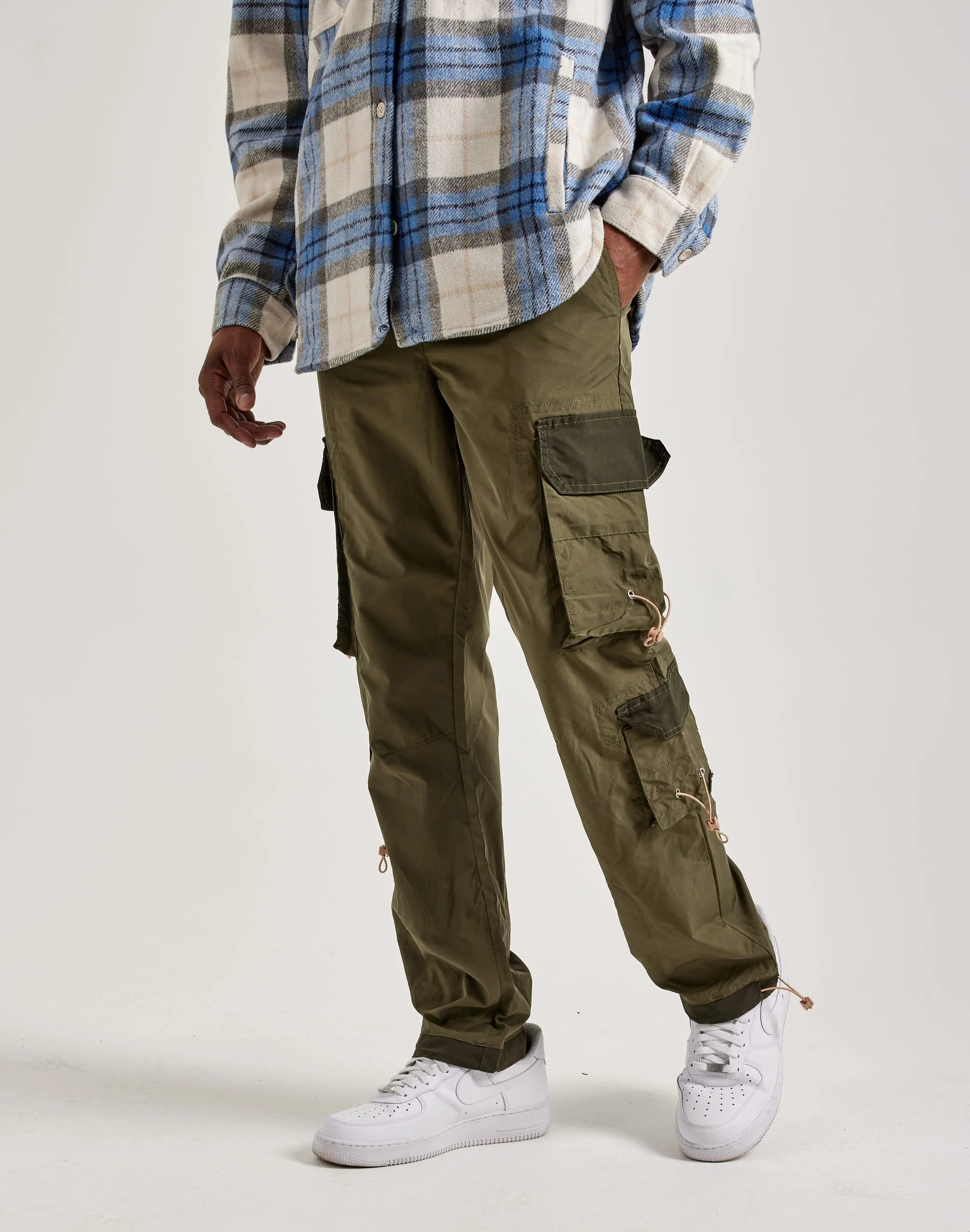 Velvet Soul Date Vibe Zodiak Caliber Nylon Cargo Pants