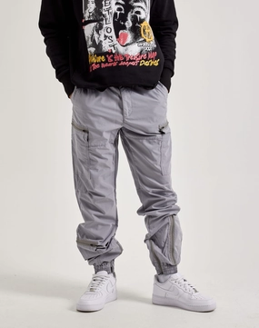 Zodiak Caliber Nylon Cargo Joggers VentilatedKnit HeavyDuty Zipper