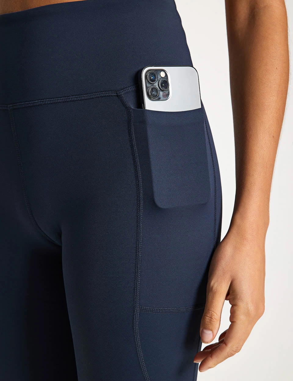 Stretch Fit Yoga Class Zoe Air-Core Full Length Legging - Navy Blue